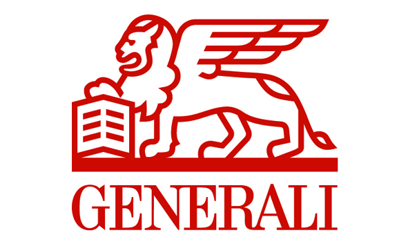 Oficjalne logo Generali Polska, jednej z największych grup ubezpieczeniowych, które od lat jest synonimem bezpieczeństwa i innowacji.